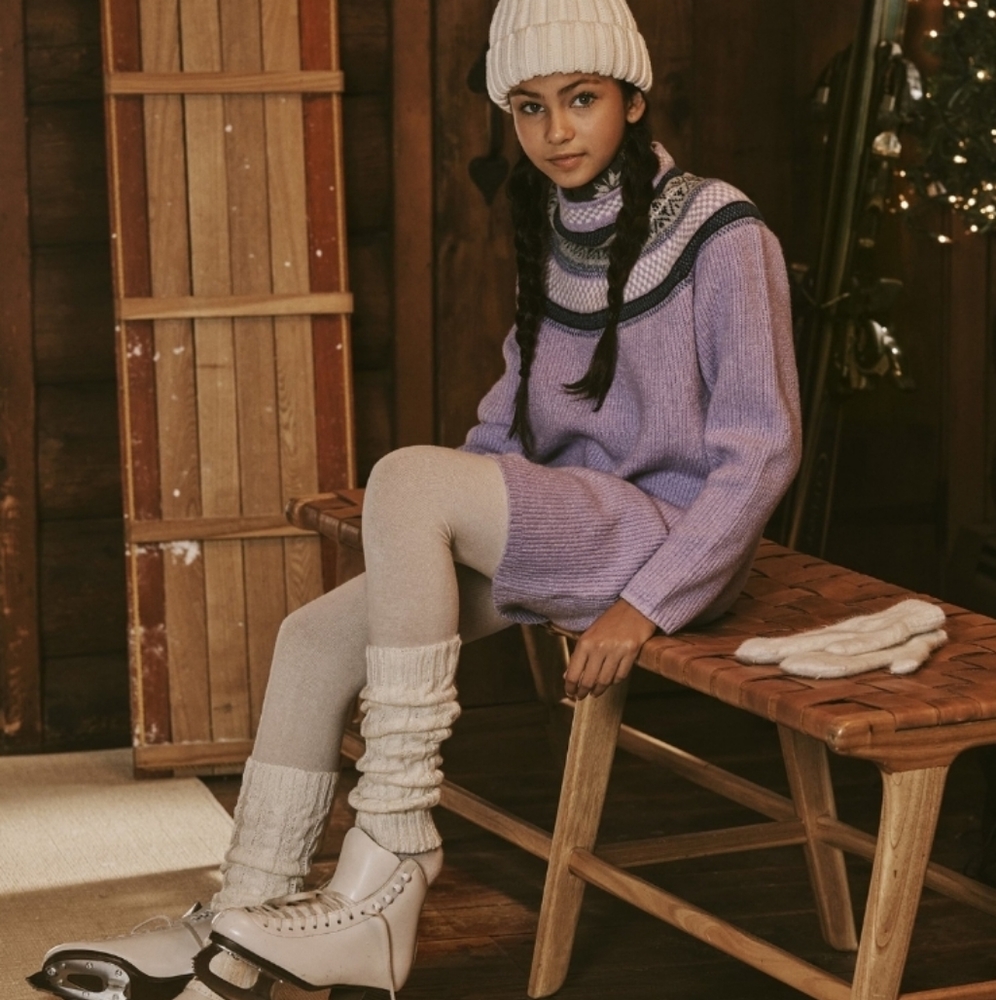 Girls Size XS (4/5) Fair Isle Sweater Dress